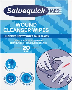 SALVEQUICK Wound Cleanser Wipes Steril sårtvätt wipes 20 st