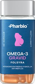 Pharbio Gravid Omega 3 Kapslar 50 st