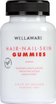 WellAware Hair Nail Skin Gummies Tuggtabletter 60 st