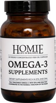 Homie-Life in Balance Omega3 Supplements Kapslar 120 st