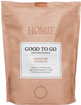 Homie-Life in Balance Good To Go Himmelsk Choklad Måltidslösning Pulver 600 g