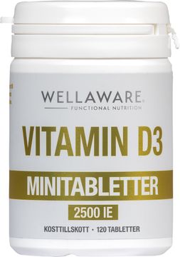 WellAware Vitamin D3 2500 IE Minitablettform 120 st