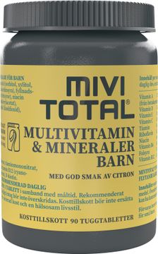 Mivitotal Multivitamin Barn Tabletter 90 st