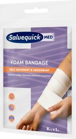SalvequickMED Foam bandage 8 cm Självhäftande bandage 1 st