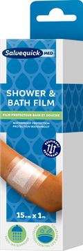Salvequick Shower & Bath Film Elastisk film för skydd av sår 1 st