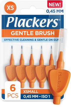 Plackers Gentle Brush 0,45 mm Mellanrumsborste 6 st