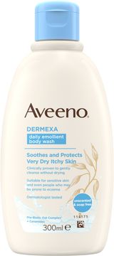 Aveeno® Dermexa Daily Emollient Body Wash Varsam kroppsrengöring 300 ml