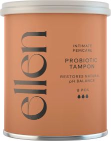 ellen Probiotic Tampon Rich pH-balanserande tampong 8 st