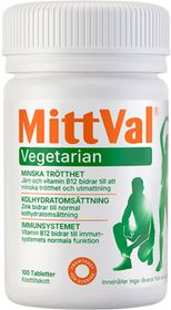 MittVal Vegetarian Tabletter 100 st