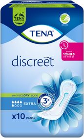 TENA Discreet Extra Instadry Inkontinensskydd 10 st