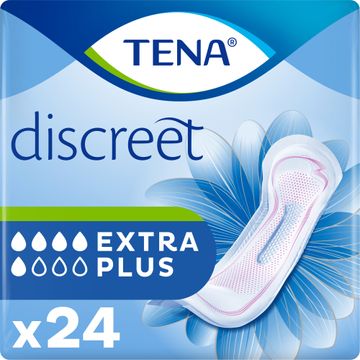 TENA Discreet Extra Plus Instadry Inkontinensskydd 24 st