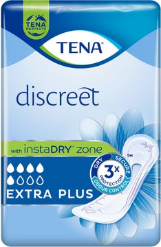 TENA Discreet Extra Plus Instadry Inkontinensskydd 24 st