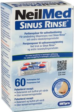 NeilMed Sinus Rinse Salt Påsar Saltlösning vid nässköljning 60 st