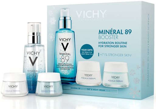 Vichy Mineral 89 Kit Hudvårds-kit 50 ml + 15 ml + 15 ml
