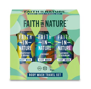 Faith in Nature Duschgel Trio Kit Dusch-kit 3 x 100 ml