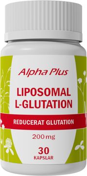 Alpha Plus Liposomal L-Glutation 200 mg Kapslar 30 st