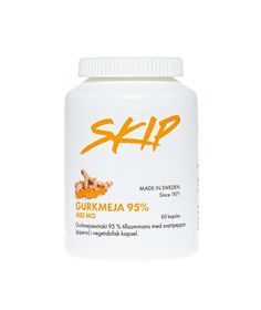 Skip Gurkmeja 95% + Svartpeppar Kapslar 60 st