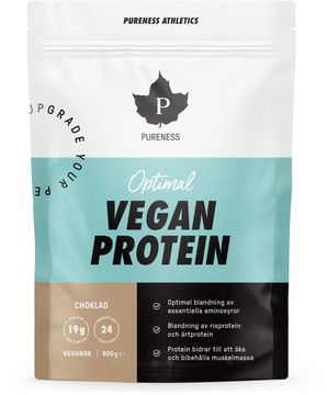 Pureness Athletics Optimal Vegan Protein Choklad Proteinpulver 600 g