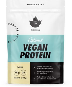 Pureness Athletics Optimal Vegan Protein Vanilj Proteinpulver 600 g