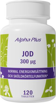 Alpha Plus Jod 300 µg Tabletter 120 st