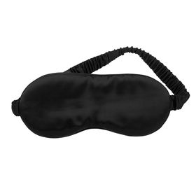 Lenoites Mulberry Sleep Mask with Pouch Black Sovmask i silke 1 st