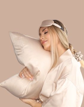 Lenoites Mulberry Silk Pillowcase White 50 x 60 cm Örngott i silke 1 st