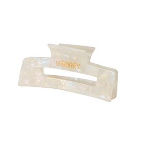 Lenoites Hair Claw Pearly White Hårklämma 1 st