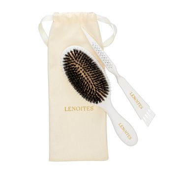 Lenoites Hair Brush Wild Boar White Hårborste 1 st