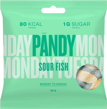 Pändy Candy Sour Fish Godis 50 g