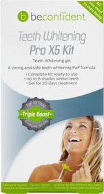 Beconfident Teeth Whitening Pro X5 Kit Tandbleknings-kit 2 st
