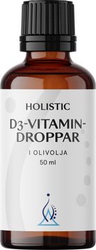 Holistic D3-vitamindroppar Droppar 50 ml