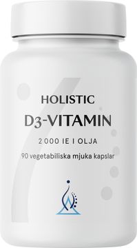 Holistic D3-vitamin 2000 i olja Kapslar 90 st
