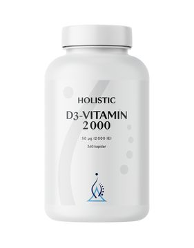 Holistic D3-vitamin 2000 Kapslar 360 st