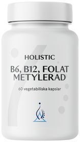 Holistic B6 B12 Folat Metylerad Kapslar 60 st