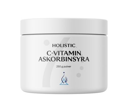 Holistic C-vitamin Askorbinsyra Pulver 250 g