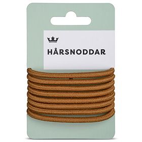 Kronans Apotek Hårsnoddar Utan Metall Brun Hårsnoddar 8 st
