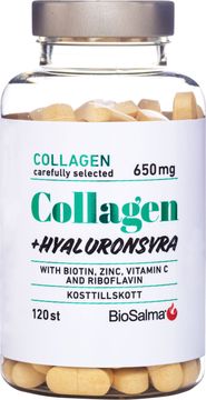 BioSalma Collagen + Hyaluronsyra Tabletter 120 st