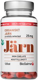 BioSalma Järn Kelaterat Tabletter 120 st