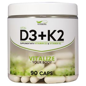 Viterna D3 + K2 Kapslar 90 st