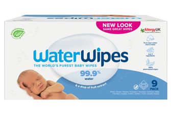 WaterWipes Biodegradable Baby Wipes 9 st x 60 servetter Våtservetter 9x60 st