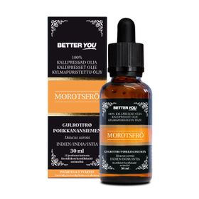 Better You Morotsfröolja Kallpressad Flytande 30 ml