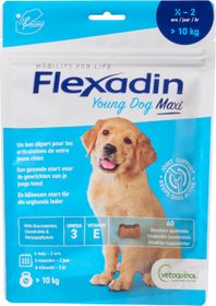 Flexadin Young Dog Maxi Tuggtabletter för hundar 60 st