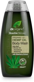 Dr Organic Hemp Oil Body Wash Mild rengöring 250 ml