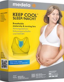 Medela Keep Cool Natt-Bh Vit Storlek L Amnings BH att sova i 1 st