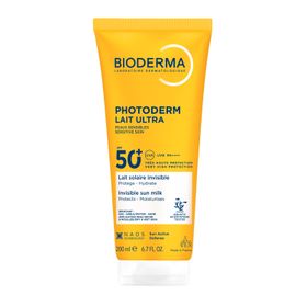 Bioderma Photoderm Lait Ultra SPF 50+ Solskydd för ansikte och kropp 200 ml