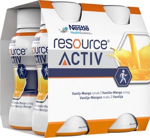 Resource Activ Vanilj Mangosmak Näringsdryck 4 x 200 ml
