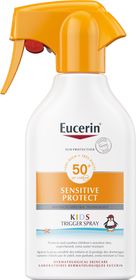 Eucerin Sun Kids Trigger Spray SPF 50+ Oparfymerat solskydd för barn 250 ml