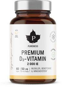 Pureness Premium D3-vitamin 2000 IE Kapslar 60 st