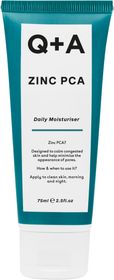 Q+A Zinc PCA Daily Moisturiser Återfuktande ansiktskräm 75 ml