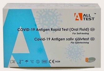 AllTest Covid-19 Antigen Saliv Självtest Självtest saliv 5 ST